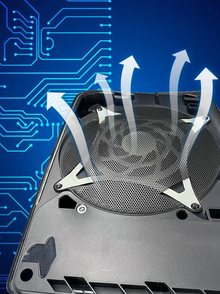 2/4 Pack Fan Dust Filter Breathable Ventilation Dustproof Filter Cover PVC Dust Guard for PS5 Slim for PlayStation 5 Slim