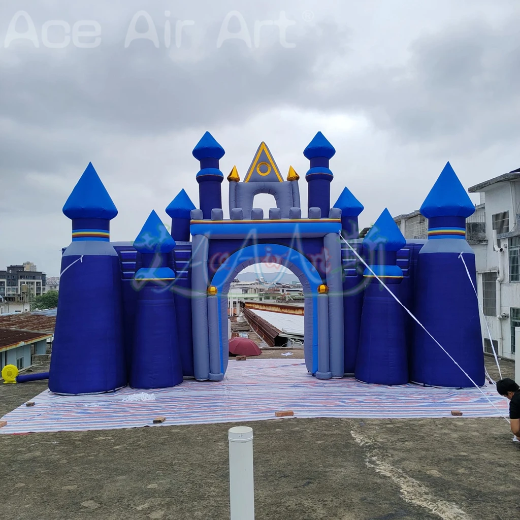 New Attractive Giant Outdoor Inflatable Arch Castle Model Advertising Amusement Decoration