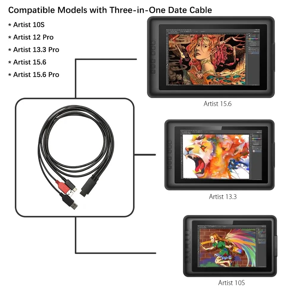 XP-Pen Artist10Sv2、Artist 13.3Pro、Artist 15.6/Pro、Artist 12Pro