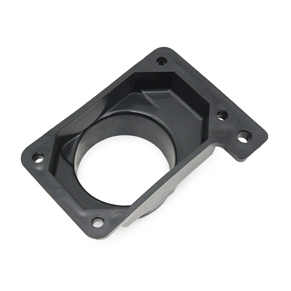 76MM Mass Air Flow Sensor Intake Filter Adapter Plate Black For Mitsubishi 2002 2003 2004 2005 206 Lancer V6 L4