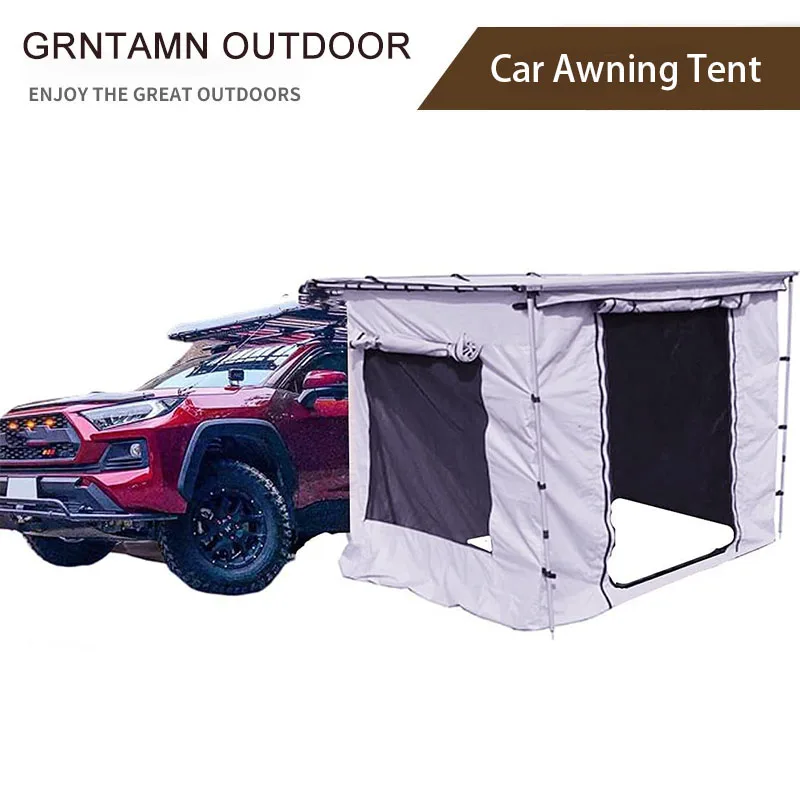 GRNTAMN-Outdoor Car Tent, Awning, Sunshelter with Clothe House, Roof Top, Changing Room