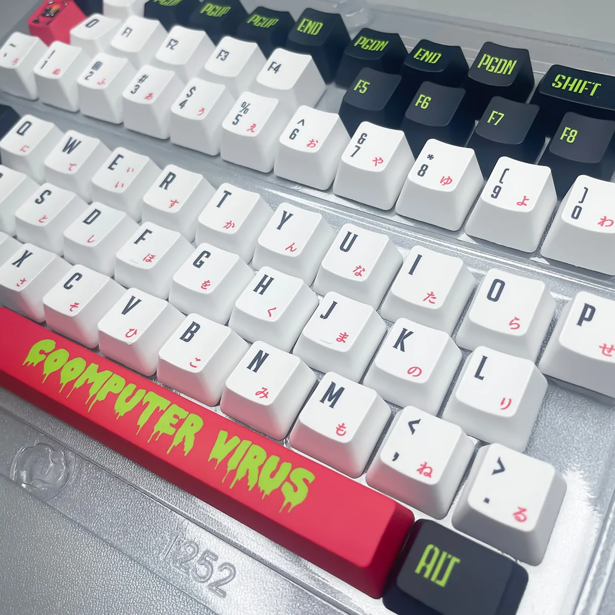 125 keys Japanese PBT Keycaps OEM XDA Profile Keycap Personalized DYE-SUB  for ISO Mx Cherry Switch Gaming Mechanical Keyboard