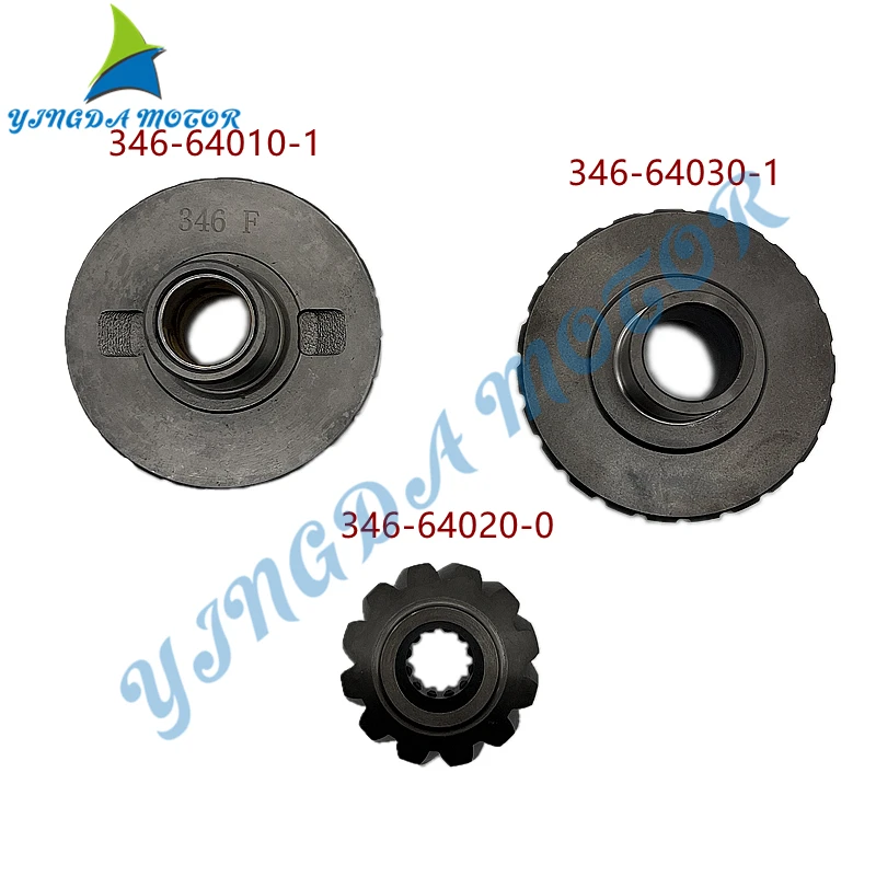 

Gear Set Kit For TOHATSU boat engine 25HP 30HP 346-64030-0 346-64010-0 346-64020-0 2/4 Stroke Pinion Reverse Forward 346-64010