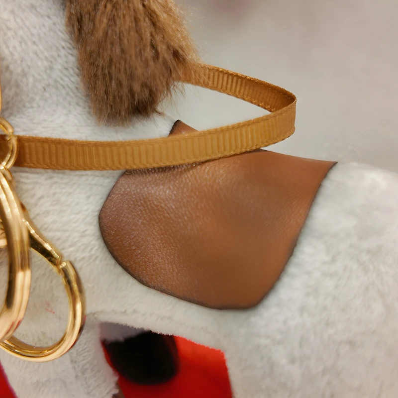 Simpatico portachiavi a forma di cavallo, peluche a forma di cavallo, ciondolo per borsa, cavallo zodiacale cinese (Anno del cavallo) orn