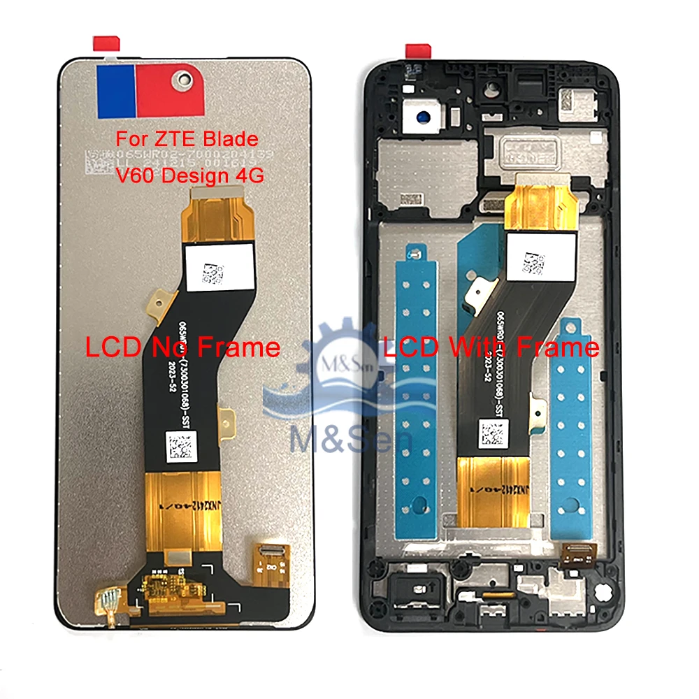 Original For ZTE Axon 60 LCD Display Screen Touch For ZTE Axon 60 Lite/ Blade V60 Design 4G/V60 Smart Z2359/v60 Vita Frame