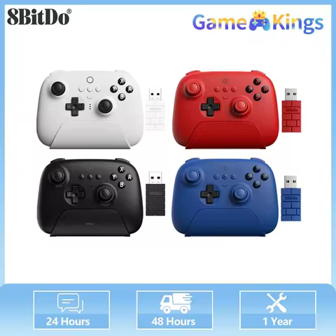 8BitDo Ultimate Bluetooth Controller Support For Nintendo Switch/Windows 10/11/Steam Deck Gamepad With Charging Dock