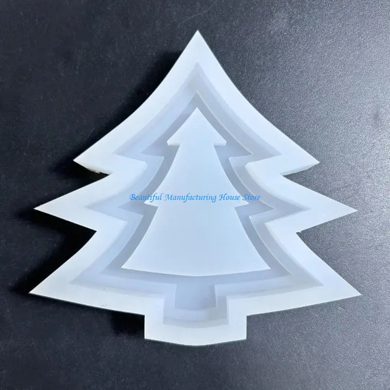 

E56A Xmas-Tree Resin Shaker Mold,Silicone Mould Resin Shaker Molds Resin Epoxy Casting Shaker Mould for DIY Crafts