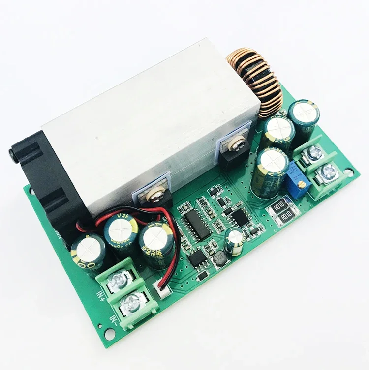 DC-DC 600W 25A Step Down Power Supply w/ Fan Buck Adjustable Voltage Converter Module 12-75V to 2.5-50V For arduino Board Module