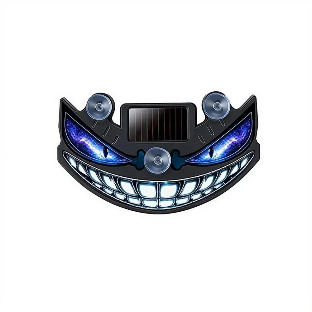 Solarbetriebenes Teufelsauge Auto-LED-Ambientelicht Coole Teufelsgesicht-Atmungslampe Heckscheiben-Warnblitzlicht Dekoration – Detail 4