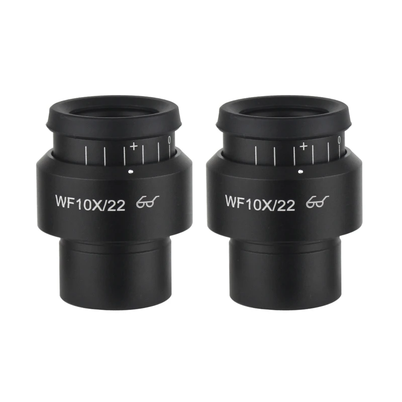 

WF10X/22MM Microscope Eyepiece High Point Wide Field Binocular Trinocular Stereo Microscope Lens Accessories Diopter Adjustable