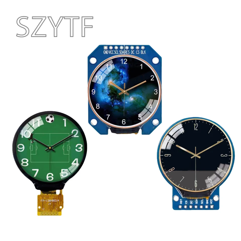 TFT Display 1.28 Inch TFT LCD Display Module Round RGB 240*240 GC9A01 Driver 4 Wire SPI Interface 240x240 PCB For Arduino