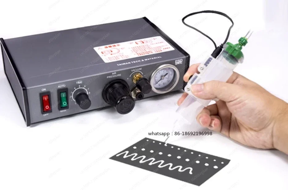 Pneumatic Dispensing Controller Semi-Automatic/Manual Glue Dispenser Vacuum Back Suction Device Precise Drip 982 Paste Dropper