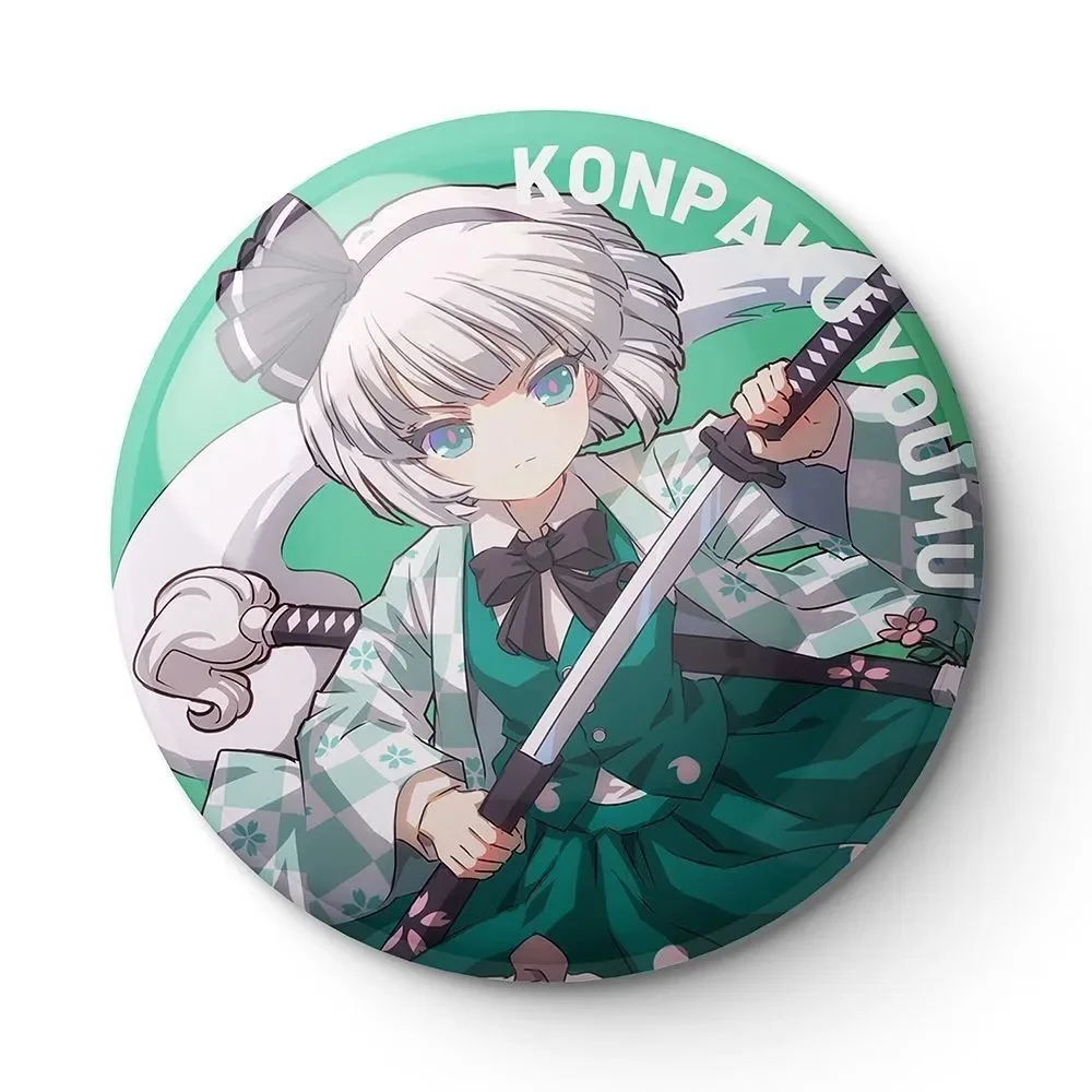 Самодельный круглый бейдж из жести Oriental Project Boli Lingmeng doujin, 58 мм, окружающая зона