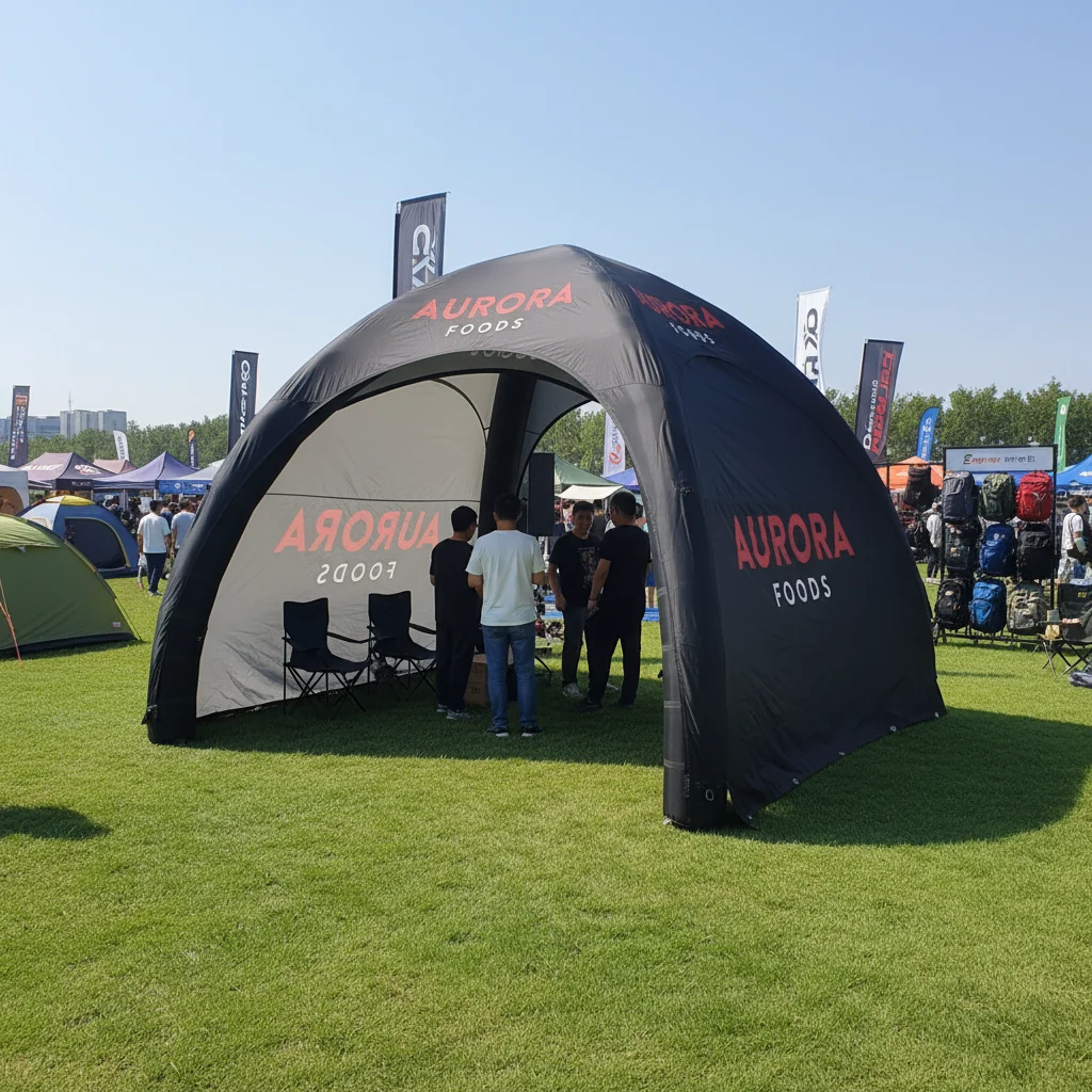 OEM Inflatable Event Tent Supplier Custom Branded Air Marquee with LED Strips CE Certified for Exhibitions Festivals Promotions