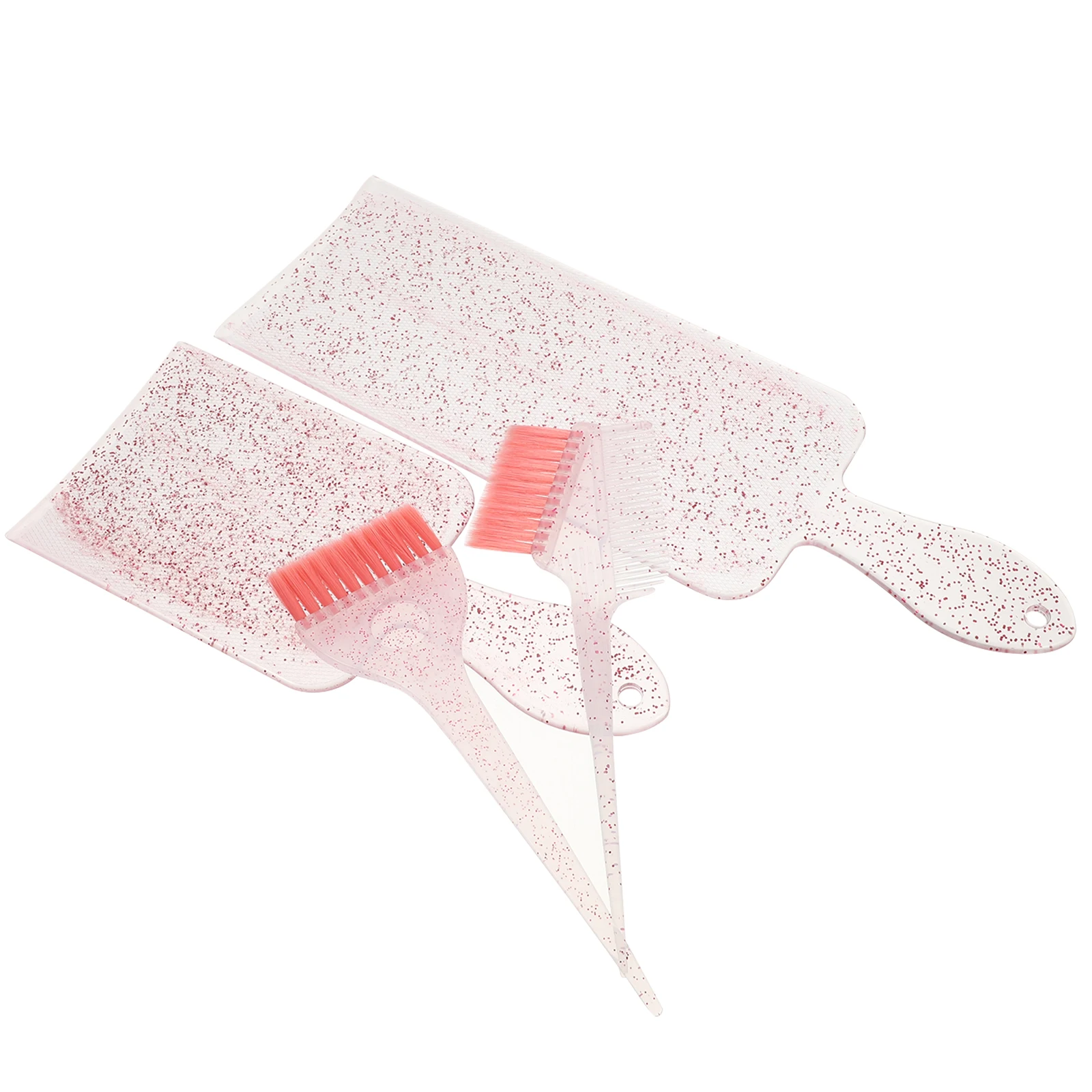 

1 set Set Highlighting Board Brush Comb Paddle Salon Reusable Styling Supply Hair Highlighting Kit Hair Foiling Kit Tool