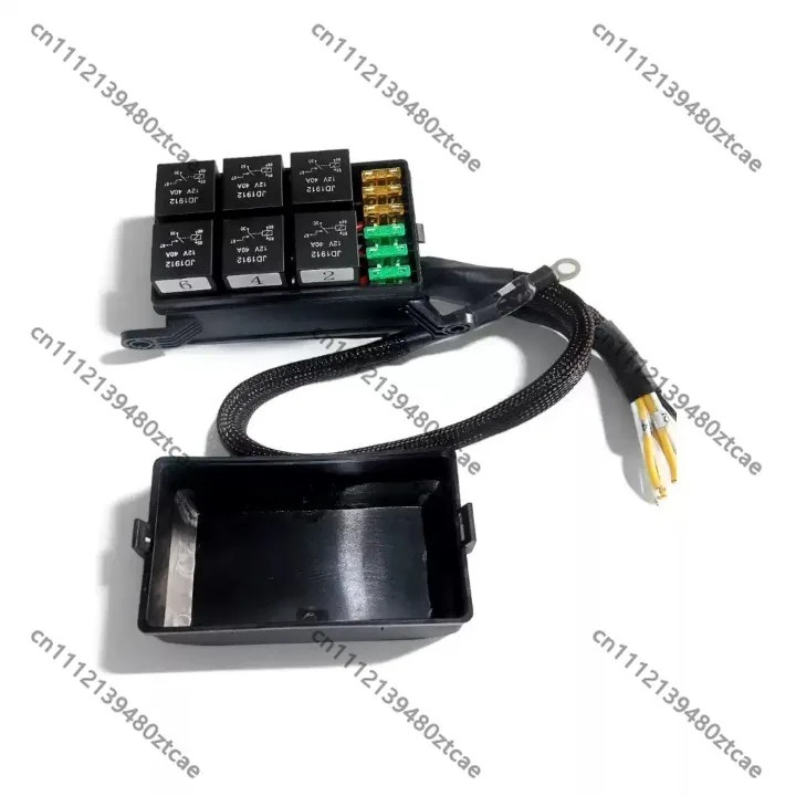 6 Way Auto Wiring Control Fuse Box With Relay Socket For Automotive Electrical Modification