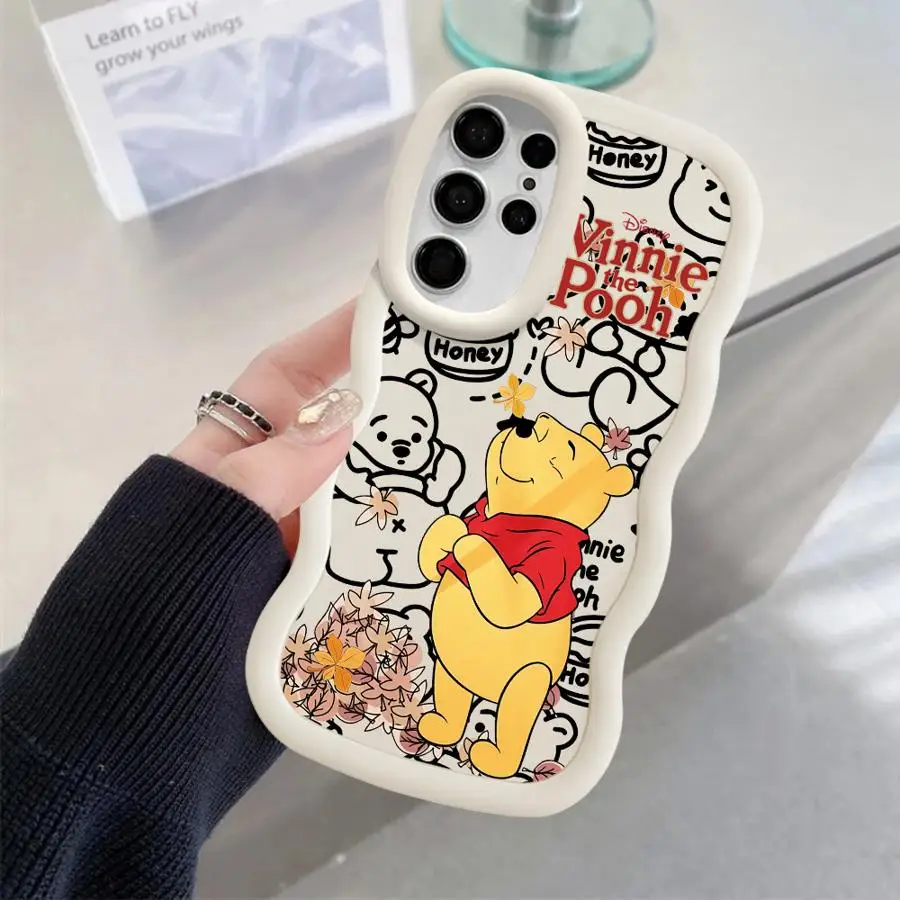 Disney Winnie Phone Case for Samsung S20 S21 S23 FE S22 S23 S24 Ultra S23 S24 Plus A20 A30s A50 A50s A02s A03 Core A04e A05s