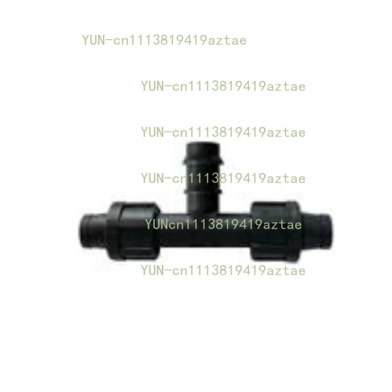 Micro Irrigation One‑Barb Tape Tee, Drip Tape 3‑Way Branch Connector for Agricultural Drip Irrigation System