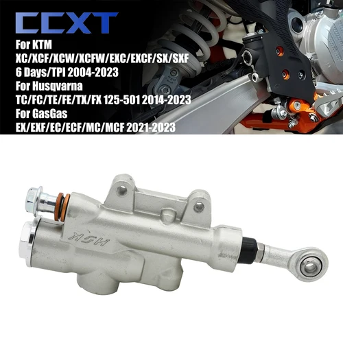 Imagen 1 del producto Bomba de freno trasero de motocicleta, bomba de cilindro maestro de freno hidráulico trasero para Husqvarna FC TE FE TC TX FX para EXC EXCF XC XCF SXF KTM