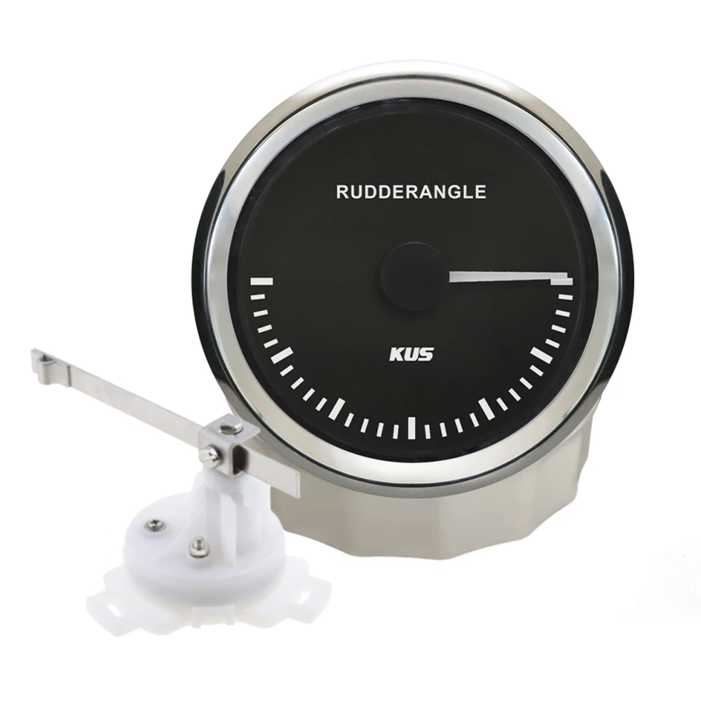 

KUS Универсальный лодочный 52 мм 85 мм Индикатор угла руля 12/24 В для лодки яхты с подсветкой Красного/желтого цвета