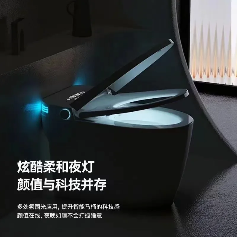 Smart Toilet Fully Automatic Integrated Bidet for Hotel and Home Use No Water Pressure Limit Instant Heating Voice Control