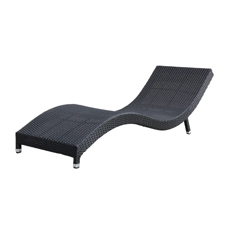 

Outdoor leisure rattan recliner bed balcony outdoor swimming pool beach chair courtyard waterproof