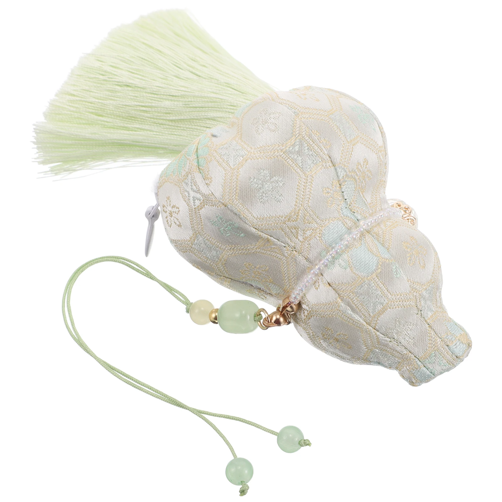 

Sachet Pendant Light Green Chinese Style Hanfu Ornaments Car Accessories Wardrobe Decor Gourd Shaped Traditional