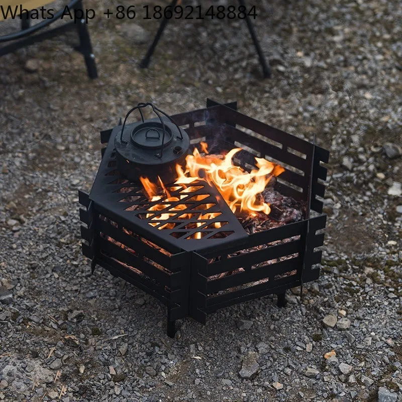 Outdoor camping stove, portable dismantling high temperature incinerator