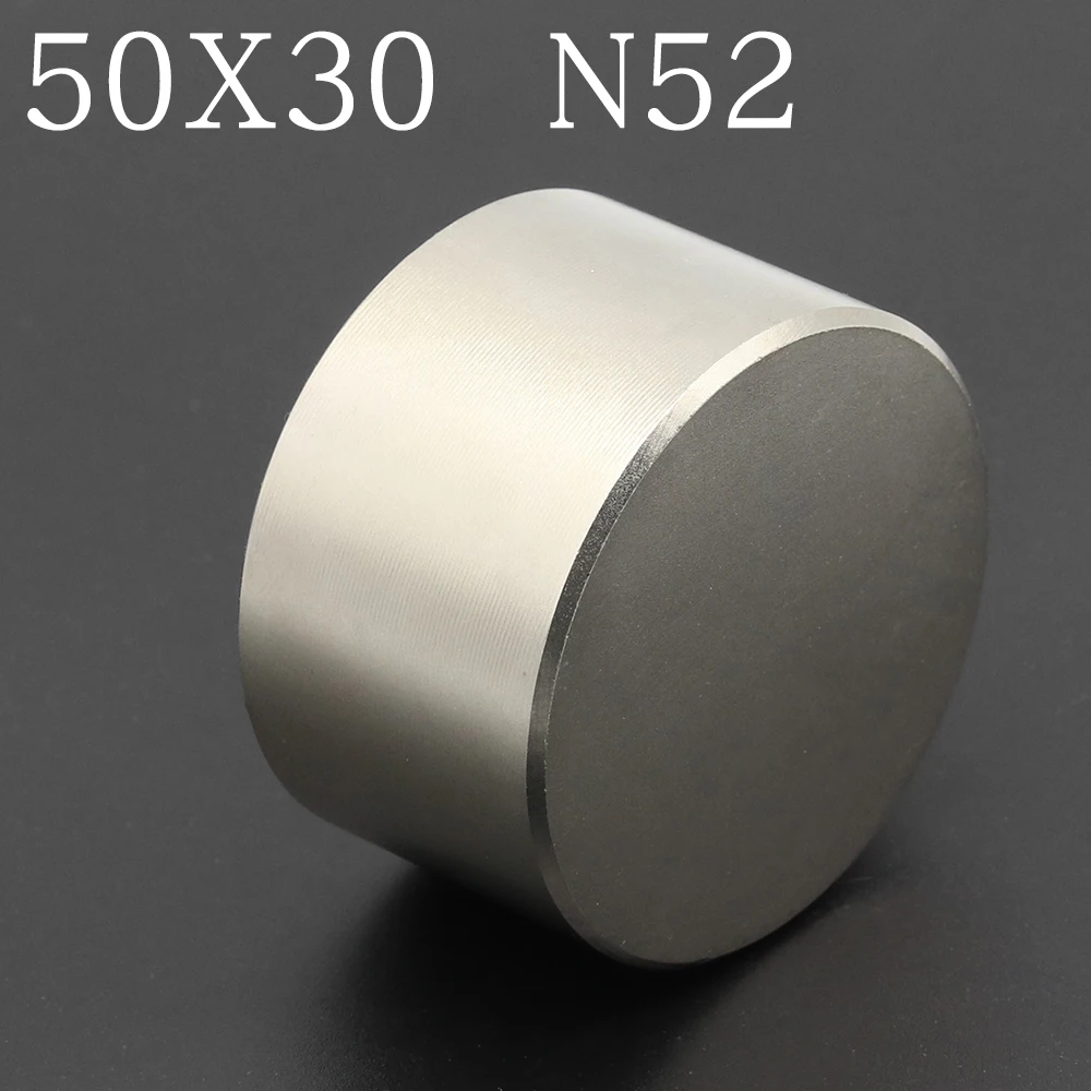 1 Pcs Magnet N52 40X20 50X20 50x30  mm  Round Strong Search Magnet Neodymium Magnet Rare Earth  Powerful Permanent 50*30