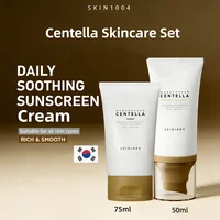 Crema Blanqueadora Calmante con Centella Asiática de Madagascar y Protector Solar Ligero Air-Fit SPF30 PA++++, Productos de Cuidado de la Piel con Protección Solar Diaria
