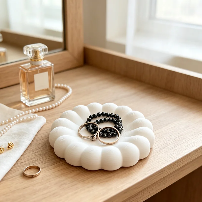 3D Printing Earrings - 3D 프린팅된 구름 모양 보석함, 버블