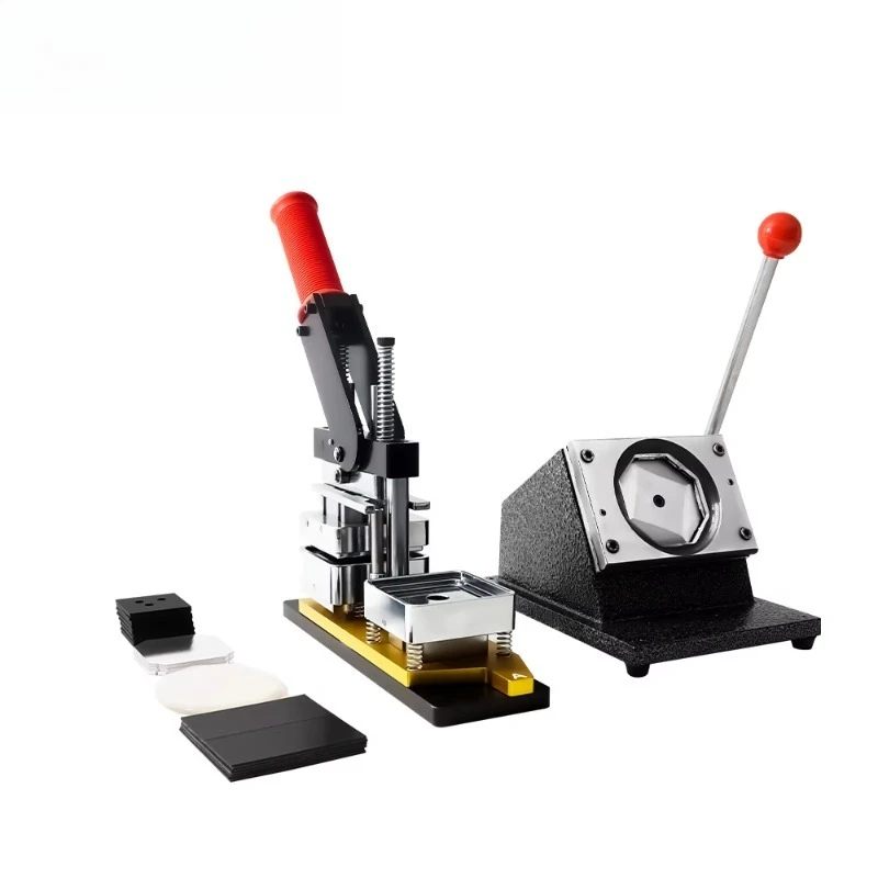 

Square refrigerator embossing rotary machine 50x50mm set DIY 100 pieces, magnet material accessories