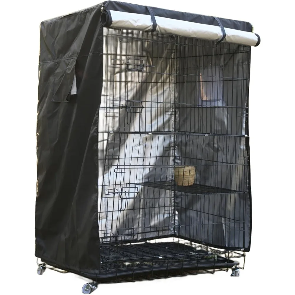 

Birdcage Cover, Universal Bird Cage Cover Good Night Blackout, Parrot Cage Cover Breathable, 37 "W x 25 "D x 48 "H, Cover Only