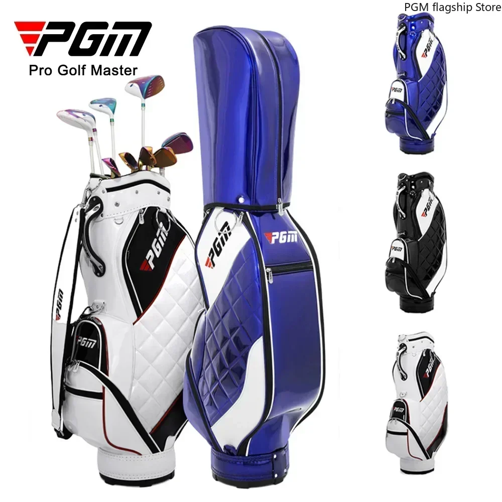 PGM Golf Bag Women\'s Standard Bag Lightweight Club Bag Waterproof and Wear-Resistant Crystal Leather QB087