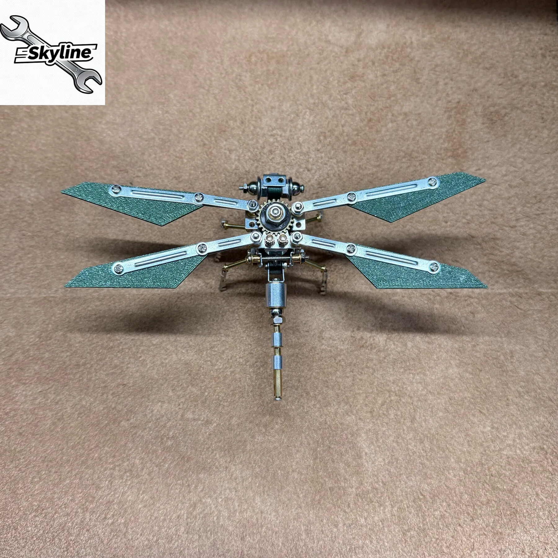 Front Wing Cruiser Steampunk Insect Mechanical Dragonfly Creative Handmade DIY Decompression Toy