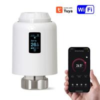 Tuya Smart ZigBee/Wifi Thermostat Radiator TRV Programmable Thermostatic Actuator Heating Temperature Controller Alexa Google