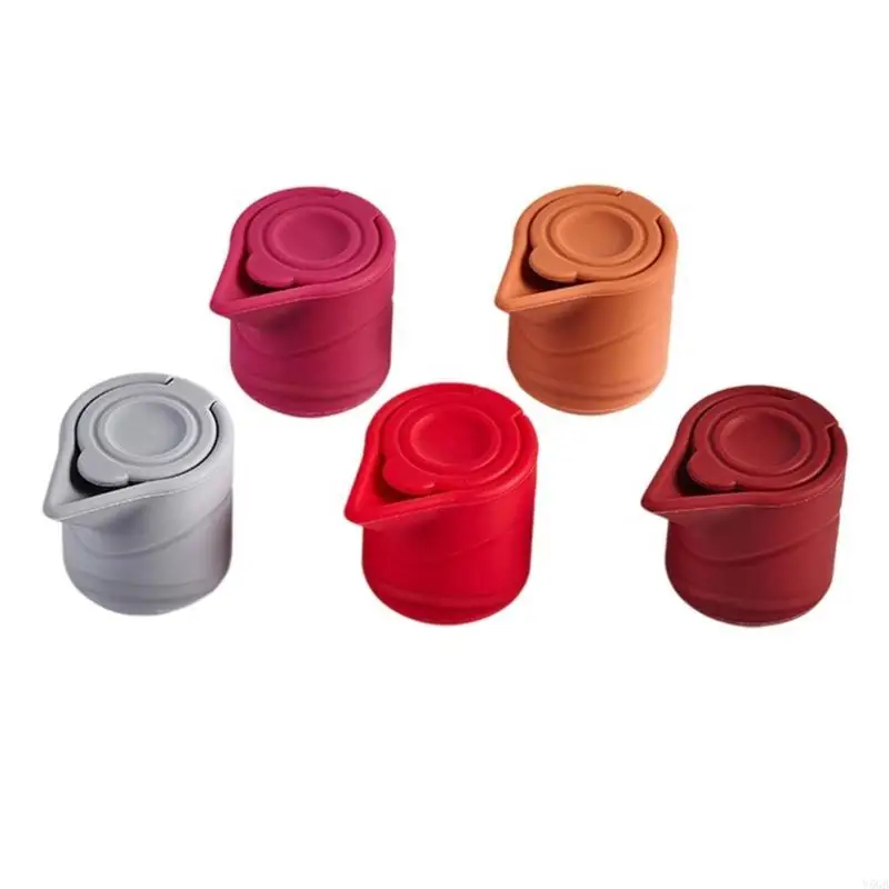 Leak Proof Wine Bottle Seal Multicolored Silicone Stoppers Preserve Flavor Suitable For Opened Wine Storage Pubs Home Y5GB