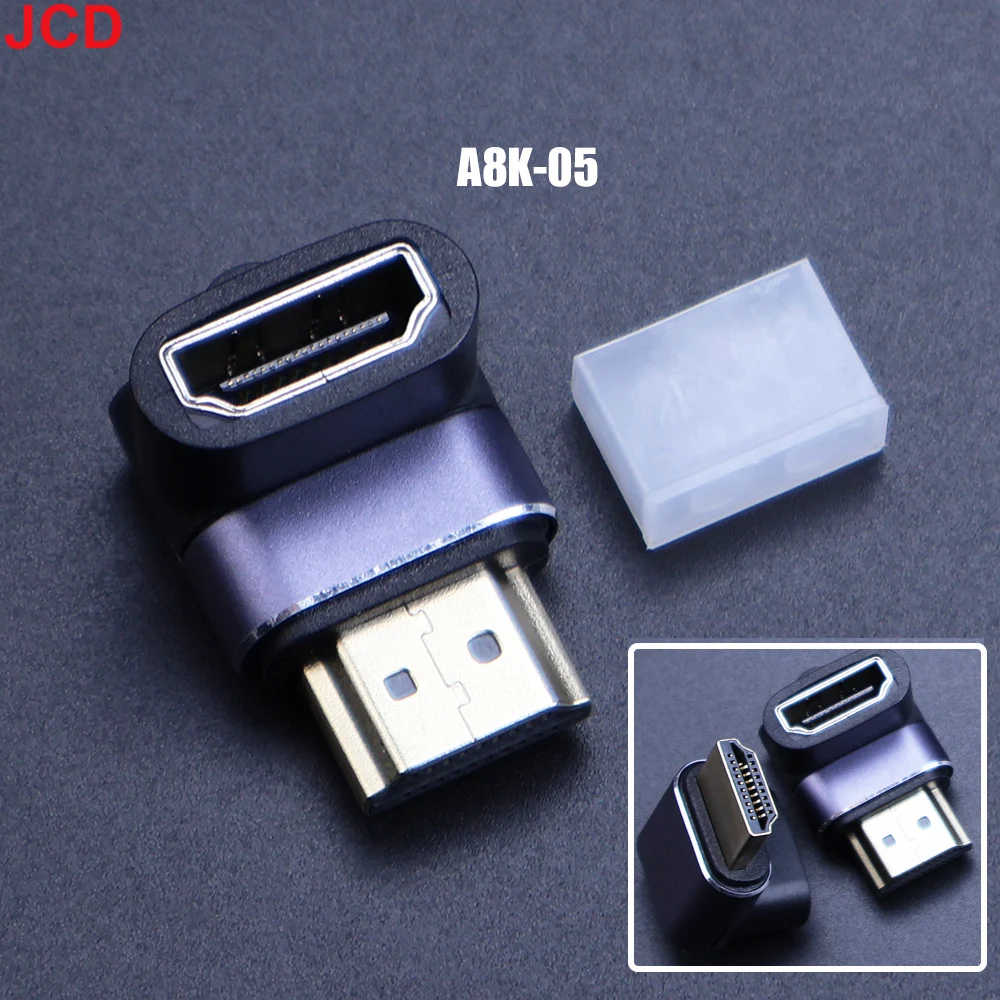 HDMI-Compatible Adapter 90 270 Degree Right Angle Male to Female Converter 8K HD Connector Mini / Micro HDMI-compatible Extender