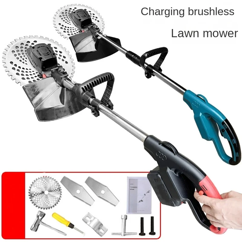 

Electric Lawn Mower High Power Handheld Multifunctional Garden Lawn Tool Podkaszarka Akumulatorowa Do Trawy Desbrozadora Batería
