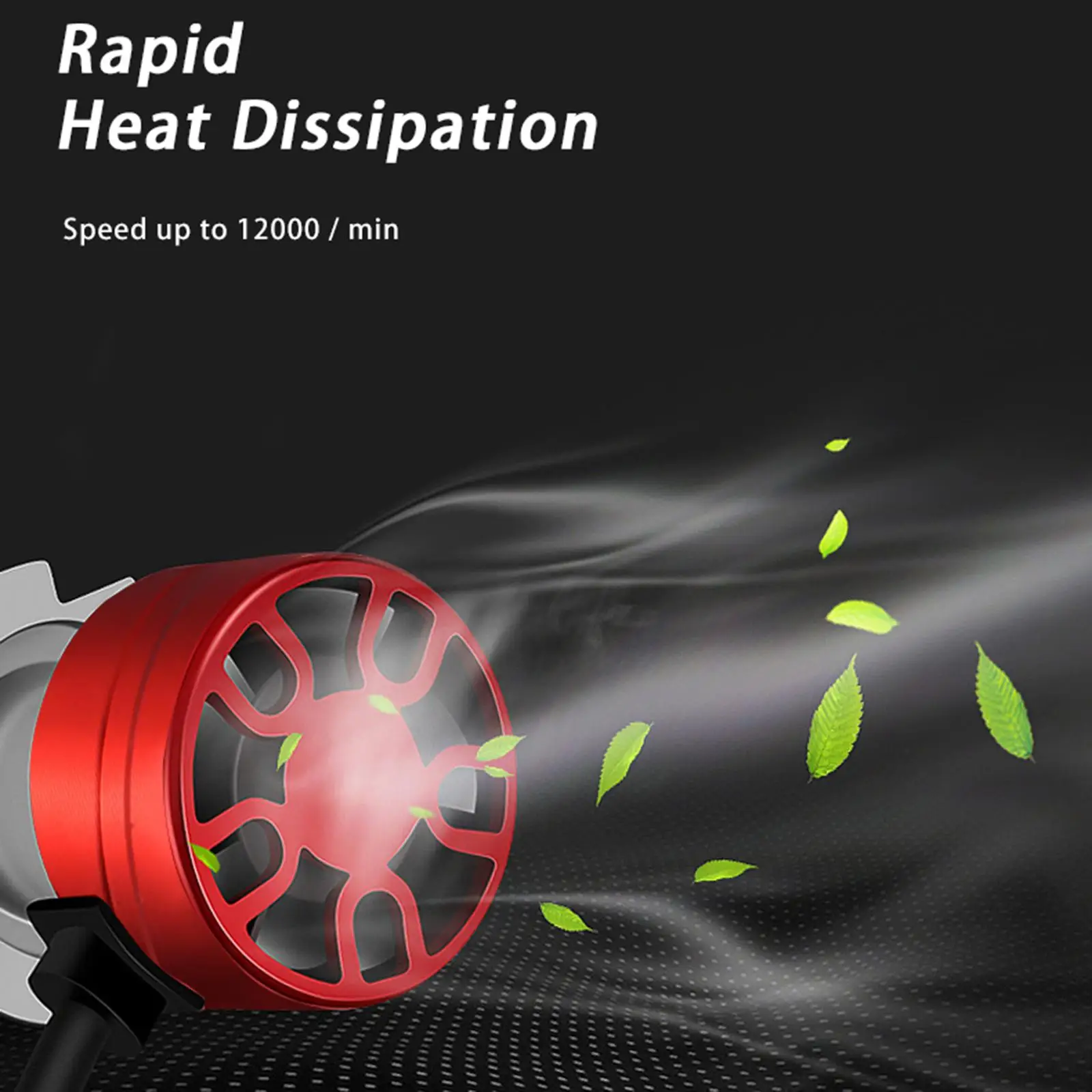 

LED Heads IP68 lighting headlight Bulb with Cooling Fan Waterproof for Car accessories