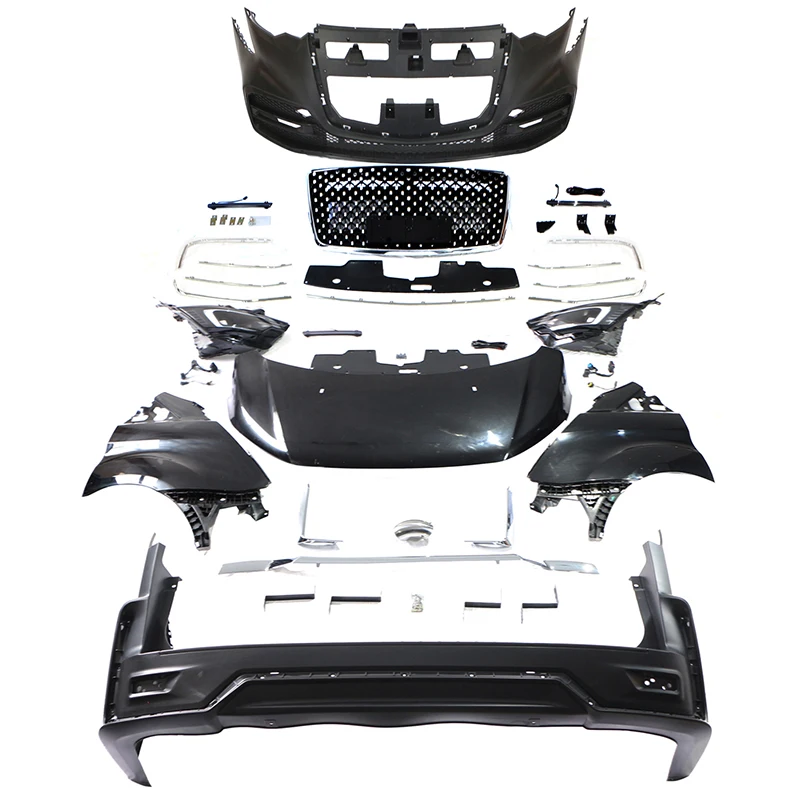 Modified Front& Rear Car Body Kits with Starry Shaped Grille for 2014-2021  Transit/ Tourneo