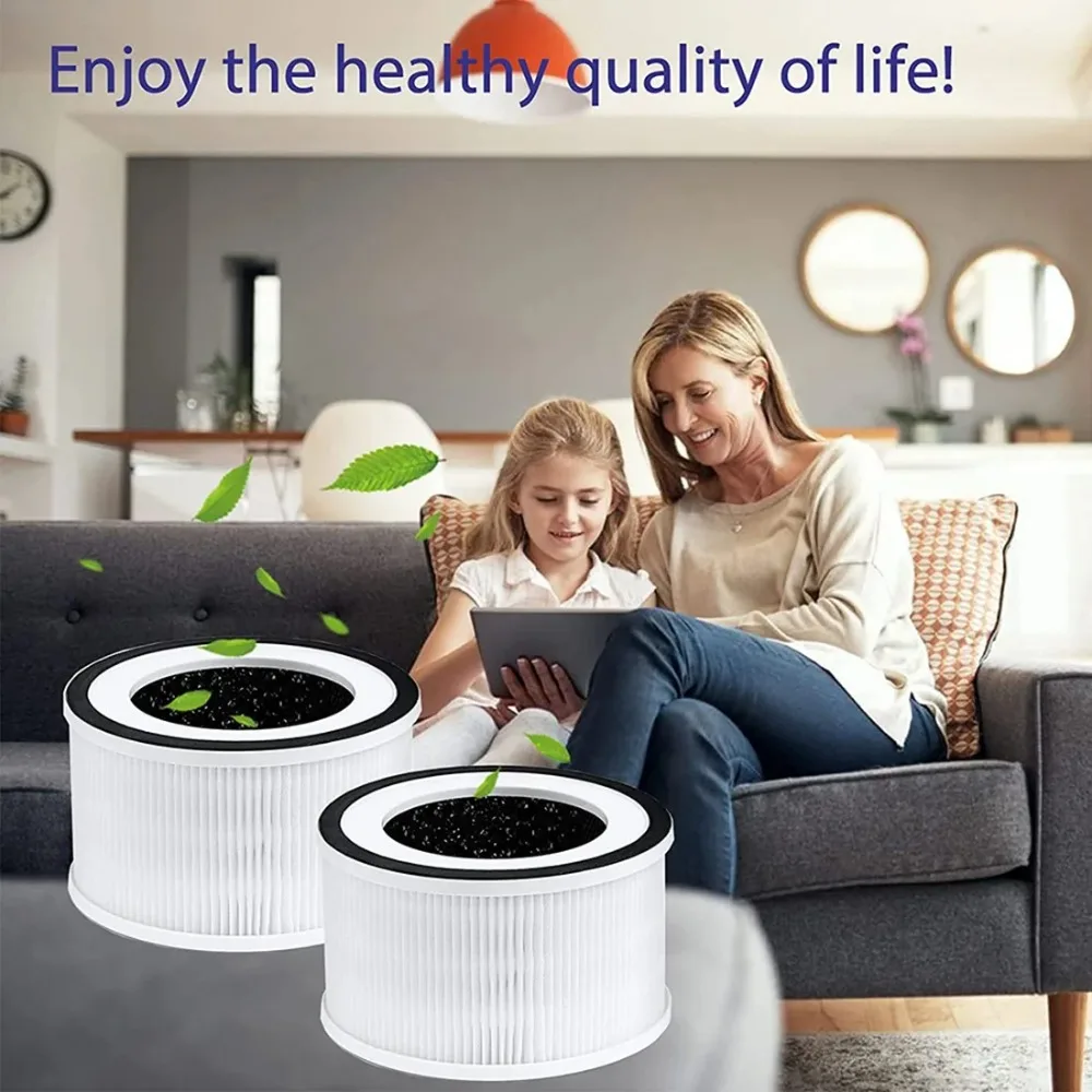 

B06B-Replacement True HEPA Filter Compatible For Afloia Fillo/Halo/Allo Air Purifier 3-Stage Filtration Accessories