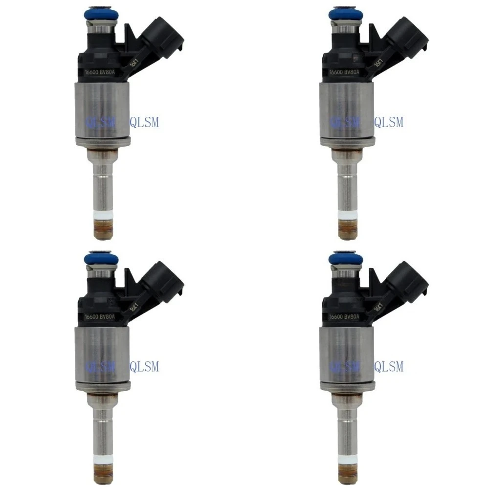 

4PCS FUEL INJECTOR FOR NISSAN QUASHQAI RENAULT MEGANE KADJAR 1.6 Tce M5M 16600-BV80A 0261500210 Premium Car Accessories