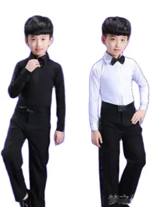 Traje de competicion de tango y baile latino para nino ropa de baile profesional para nino camisa de salsa y pantalones AliExpress 200000532