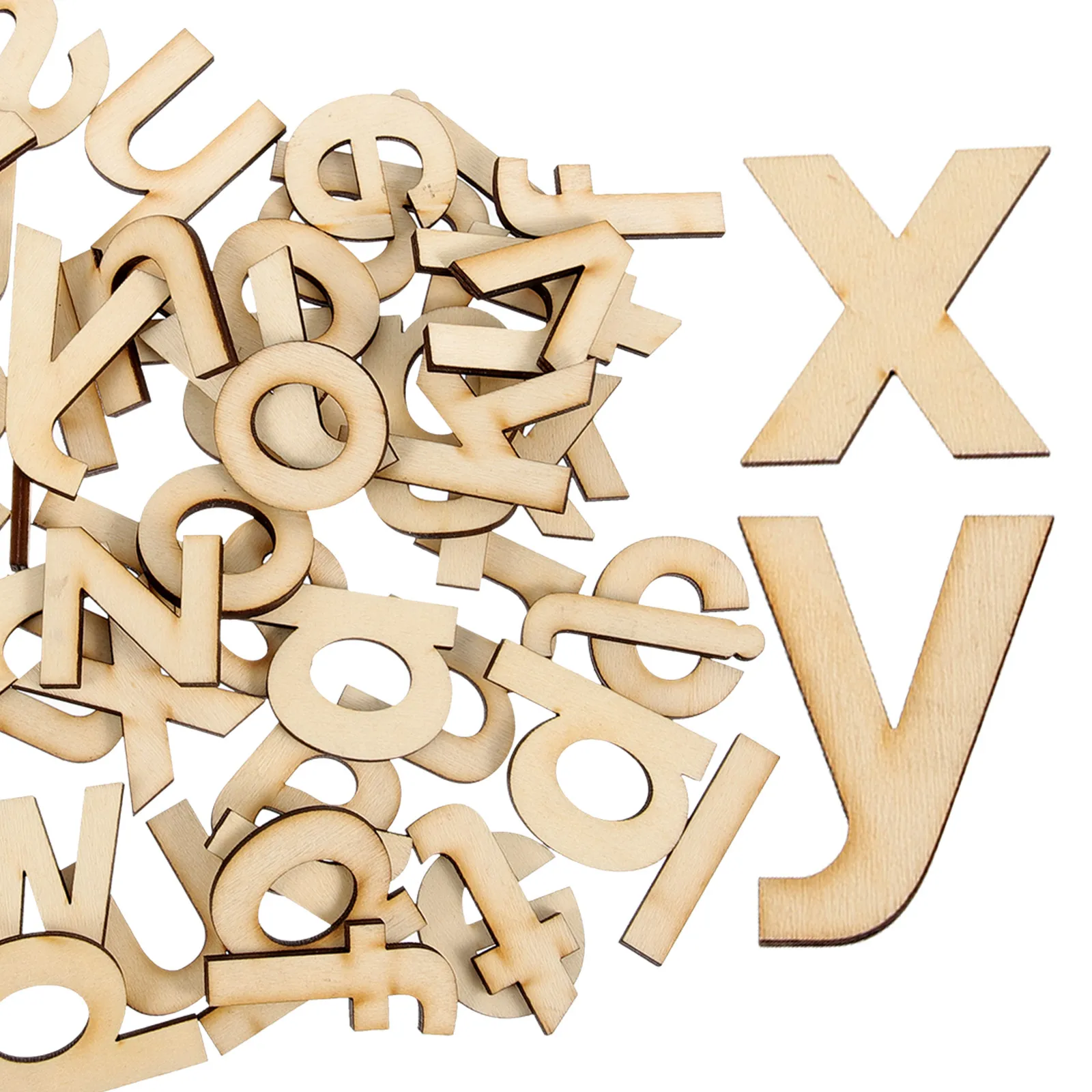 

Wooden Alphabet Letters Doodle Gift Paintable Home Decor Natural Initials Child DIY Craft Wedding Party Decorations