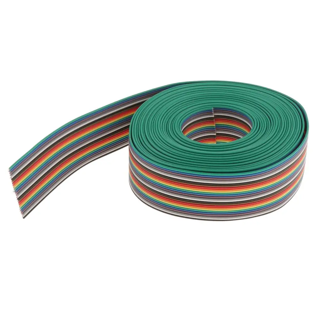 

26 Pin Colorful Rainbow Made of Copper, 5 M, 3.2 Cm Wide, Connection Cable