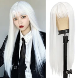 Synthetic Long Wigs for Women Girls Long Straight Wigs Heat Resistant Colorful Wigs for Cosplay Halloween Costume Party Use