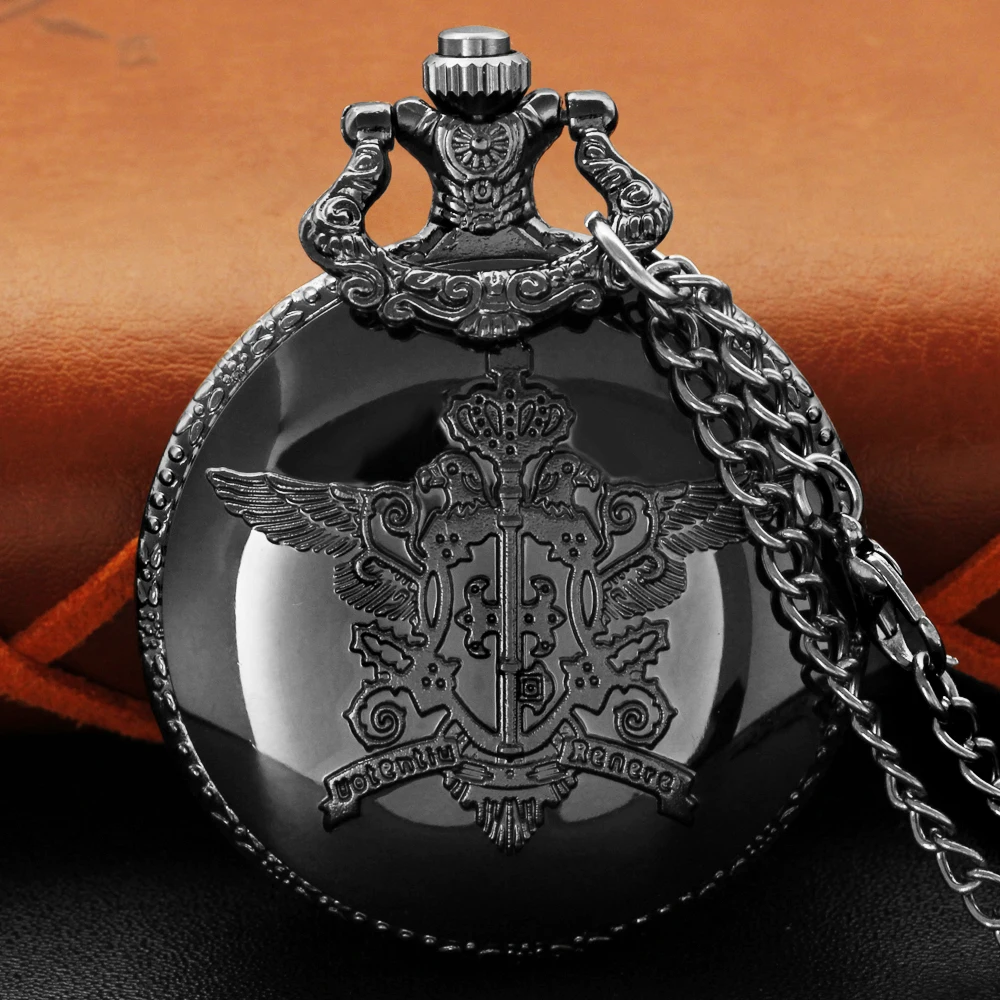 ヴィンテージとげローズ高貴なクラウンクロスディーコンクォーツ懐中時計男性と女性のネックレス時計スチームパンクアンティークギフトアクセサリー