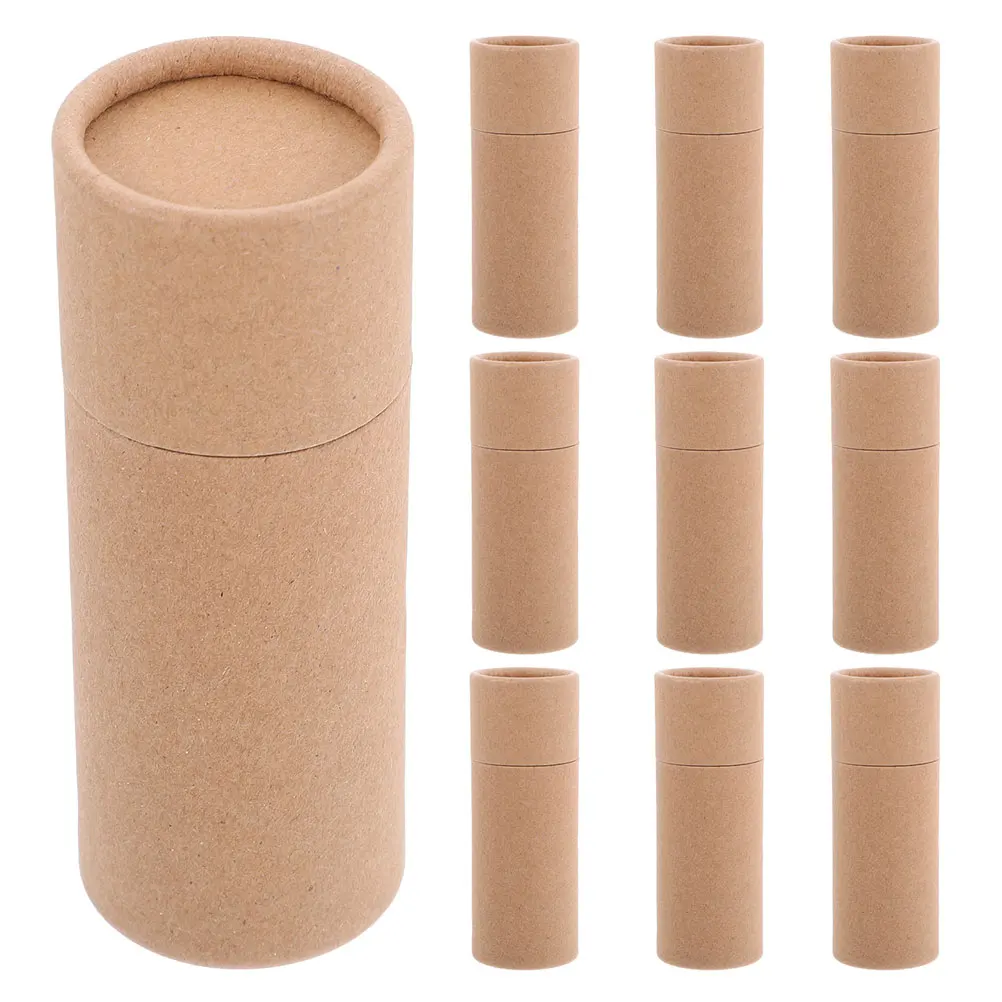 

20 Pcs Paper Gift Boxes Round Cardboard Tubes Elegant Tea Canisters Incense Paper Boxes Versatile Packaging