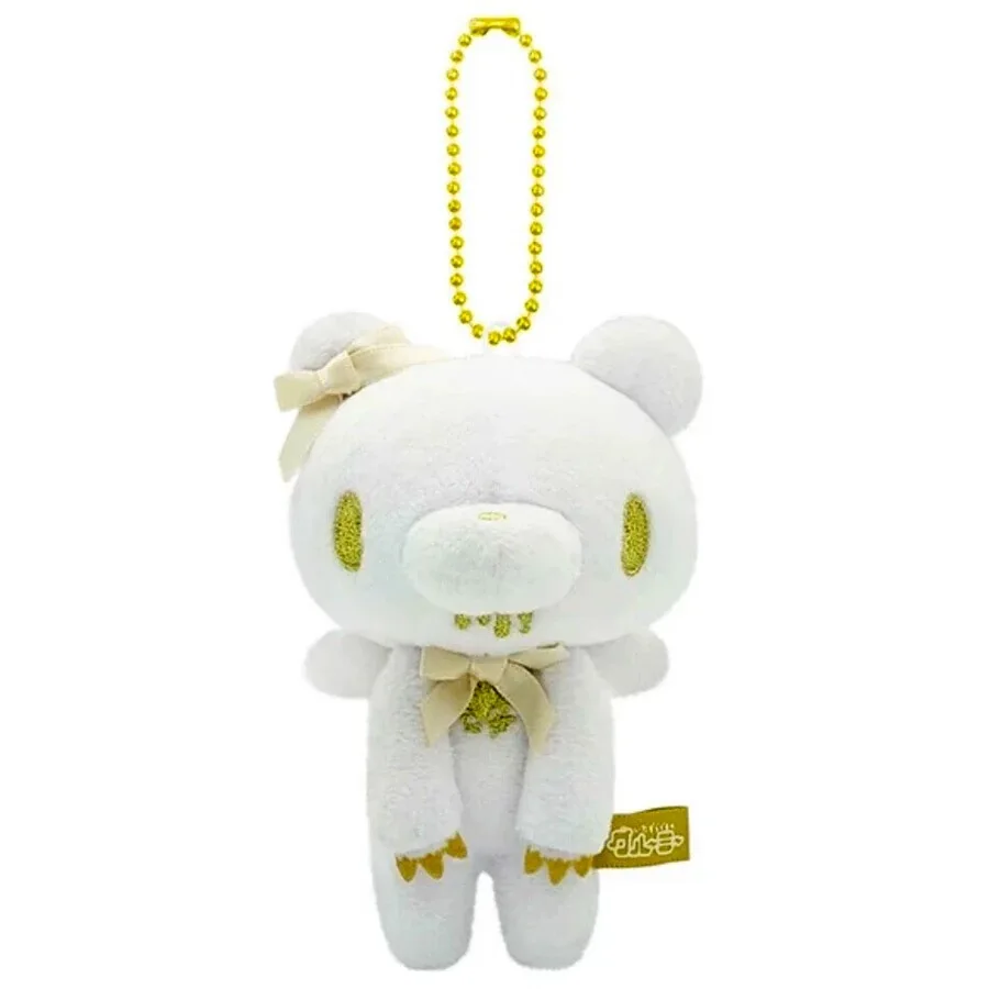 Gloomy Bear Bandengel Blutiger Bär Anhänger Rosa Niedliche Plüschpuppe Taschen-Schlüsselanhänger Cartoon Hängeornament Fan-Sammlerstück Geschenk